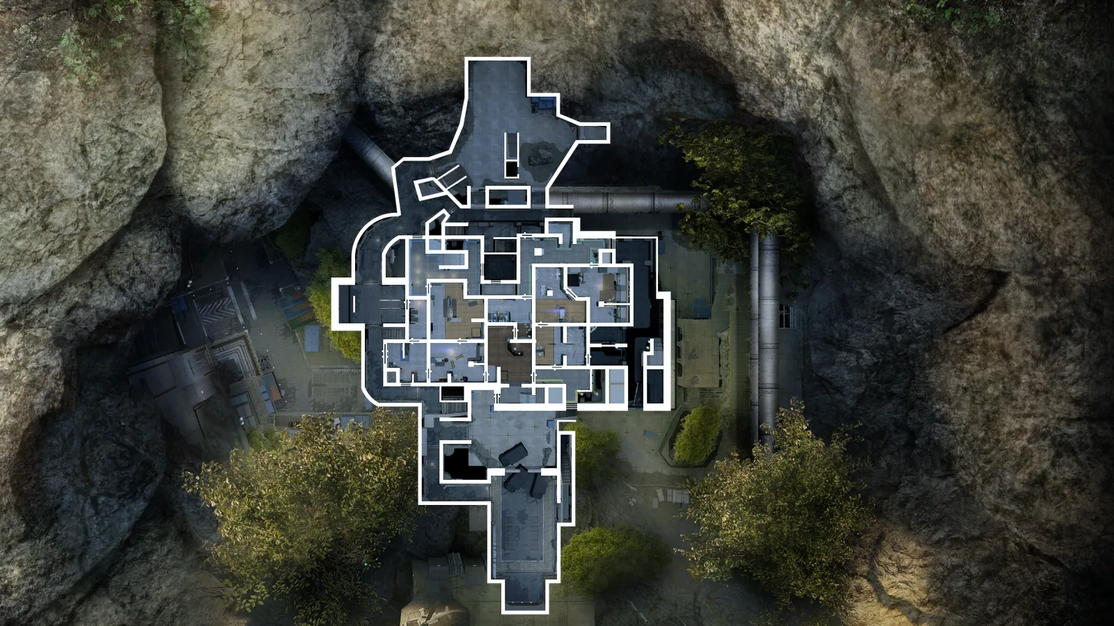 Lair 1F top-down map