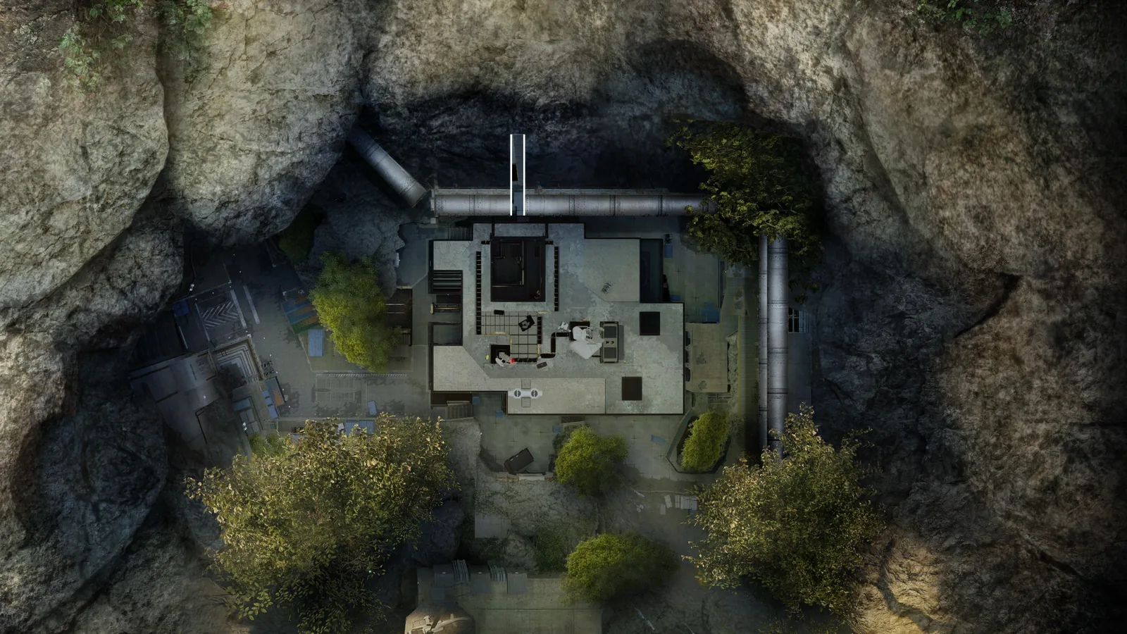 Lair ROOF top-down map