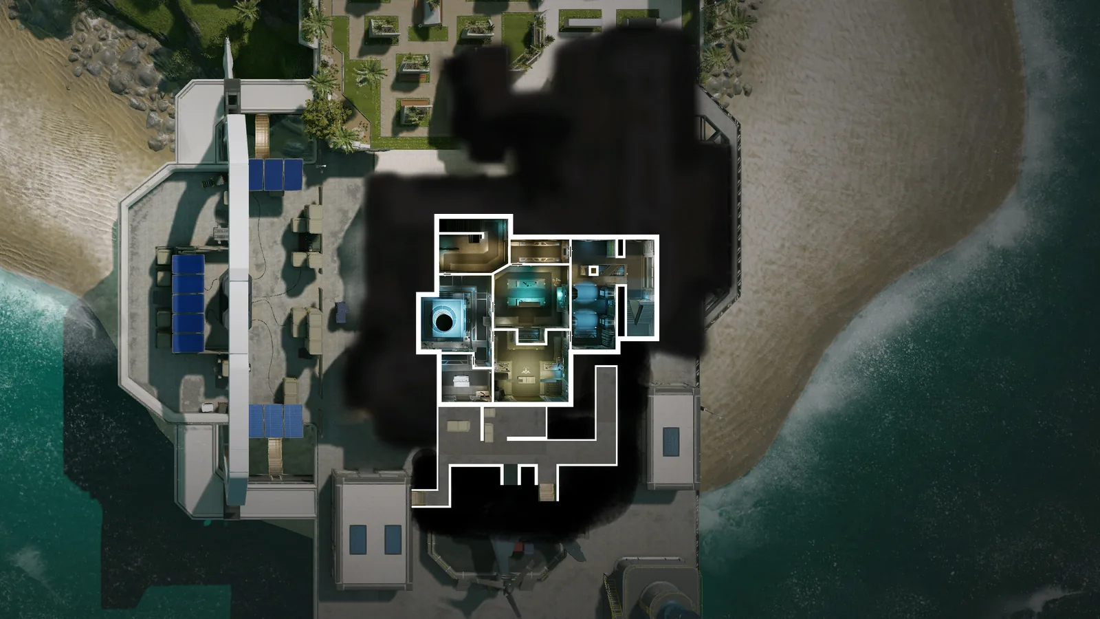 NightHaven Labs B top-down map